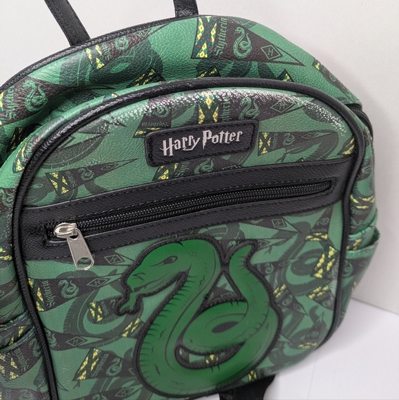Loungefly Harry Potter Slytherin Backpack Bag - Picture 3 of 6